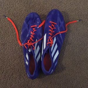 Lightly worn track spikes